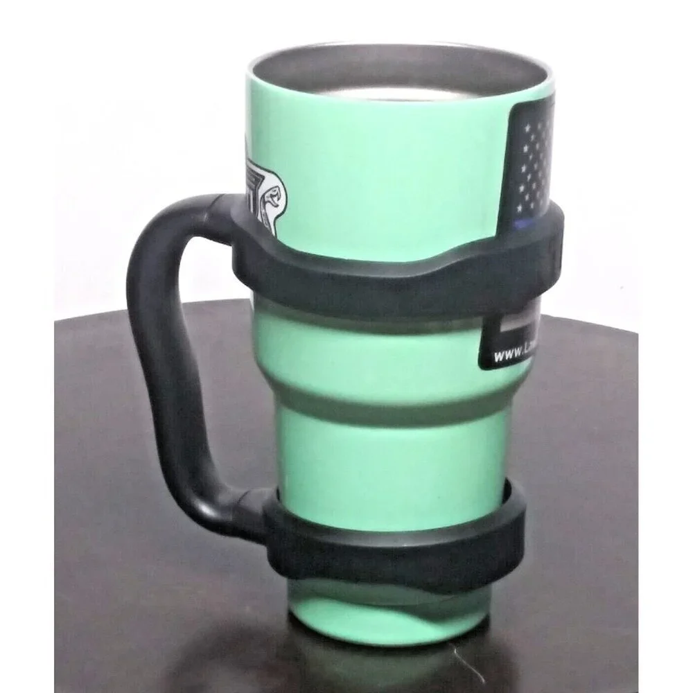 Yeti Rambler 30 Oz Travel Mug Stainless Steel Vacuum Insulated handle seafoam